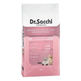 Dr. Sacchi Premium Kitten Düşük Tahıllı Sığır Etli ve Kuzulu 10 kg Yavru Kedi Maması