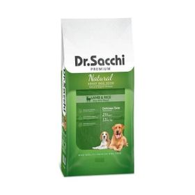 Dr.Sacchi Premium Natural Lamb Rice Kuzu Etli Pilavlı 1 kg Yetişkin Kedi Maması