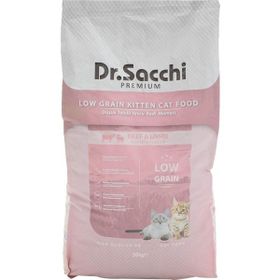 Dr.Sacchi Premium Sığır ve Kuzu Etli Düşük Tahıllı 10 kg Yavru Kuru Kedi Maması