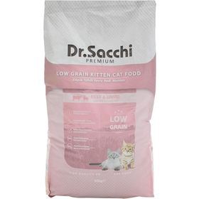 Dr.Sacchi Premium Sığır ve Kuzu Etli Düşük Tahıllı 10 kg Yavru Kuru Kedi Maması