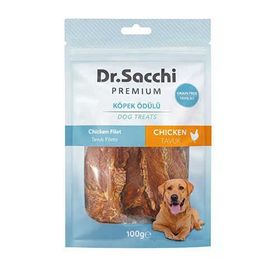 Dr.Sacchi Premium Tavuk Fileto Tahılsız 100 gr Köpek Ödülü
