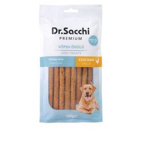 Dr.Sacchi Premium Tavuklu Çubuk Tahılsız 5 inç 11-13 gr 10'lu Köpek Ödülü