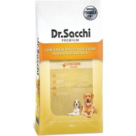 Dr.Sacchi Premium Tavuklu Düşük Tahıllı 12 kg Yetişkin Köpek Maması