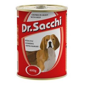 Dr.Sacchi Sığır Etli Yetişkin 400 gr Konserve Köpek Maması
