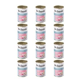 Dr.Sacchi Tavuklu 12x400 gr Yavru Kedi Konservesi