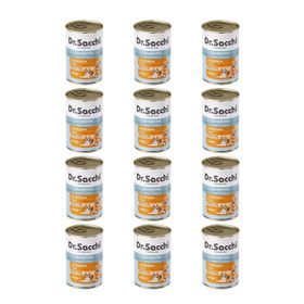 Dr.Sacchi Tavuklu 12x400 gr Yetişkin Köpek Konservesi