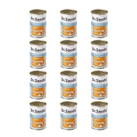 Dr.Sacchi Tavuklu 12x400 gr Yetişkin Köpek Konservesi