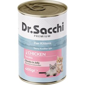 Dr.Sacchi Tavuklu 400 gr Yavru Konserve Kedi Maması