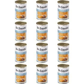 Dr.Sacchi Tavuklu Ciğerli 12x400 gr Yetişkin Konserve Kedi Maması