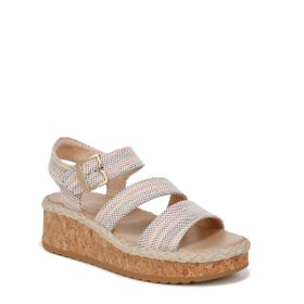 Dr. Scholl's Shoes Ellie Wedge Çok Dokuma Kumaş Kadın Sandalet