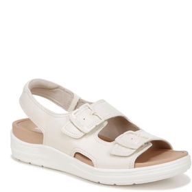 Dr. Scholl's Shoes Time Off Era Beyaz Ayak Bileği Askılı Kadın Sandalet
