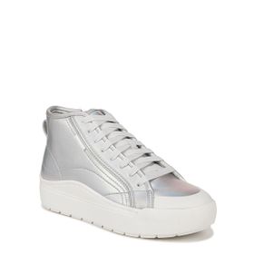 Dr. Scholl's Time Off Hi2 Gümüş Gri Metalik Folyo Kadın Sneaker