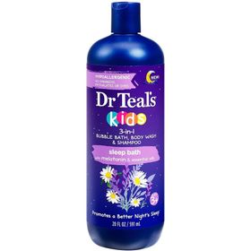 Dr.Teal's Kids Sleep Bath 591 ml 3 in 1 Banyo Köpüğü+Vücut Şampuanı+Şampuan