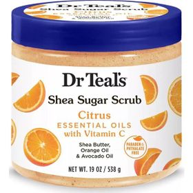 Dr.Teal's Shea Sugar Scrub Citrus 538 gr Vücut Şeker Peelingi