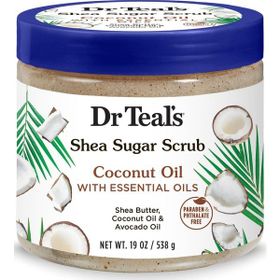 Dr.Teal's Shea Sugar Scrub Coconut Oil 538 gr Vücut Şeker Peelingi