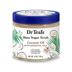 Dr.Teal's Shea Sugar Scrub Coconut Oil 538 gr Vücut Şeker Peelingi