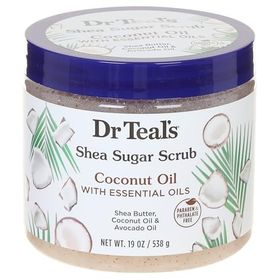 Dr.Teal's Shea Sugar Scrub Coconut Oil 538 gr Vücut Şeker Peelingi