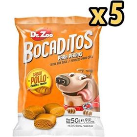 Dr.Zoo Bocaditos Tavuklu 5x50 gr Köpek Ödül Maması