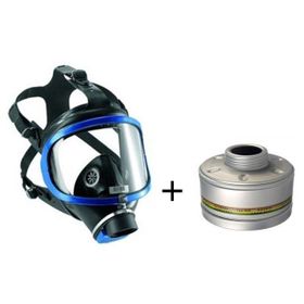Drager X-Plore 6300 Tam Yüz Gaz Maskesi ve 6738802 A2B2E2K1 Filtre