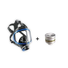 Drager X-Plore 6300 Tam Yüz Gaz Maskesi ve 6738802 A2B2E2K1 Filtre