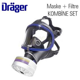 Drager X-plore 6300 Tek Filtreli Tam Yüz Maskesi