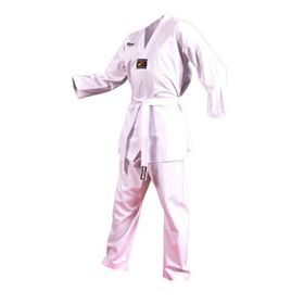 Dragon 10011 Fitilli Beyaz Taekwondo Elbisesi