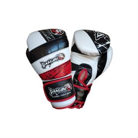 Dragon 30027-P Red Land Muay Thai Kick Boks Beyaz Boks Eldiveni