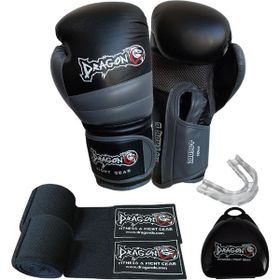 Dragon 30099-P Siyah Attack 6 Boks Eldiveni