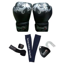 Dragon 30119-P Siyah Sangal Boks Eldiveni