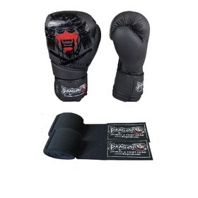 Dragon 30128-P Siyah Yakuza Boks Eldiveni