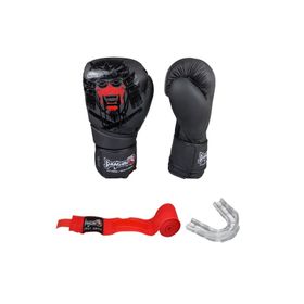 Dragon 30128-P Siyah Yakuza Boks Eldiveni