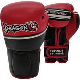 Dragon 30322-L Kırmızı Storm Hakiki Deri Boks Eldiveni