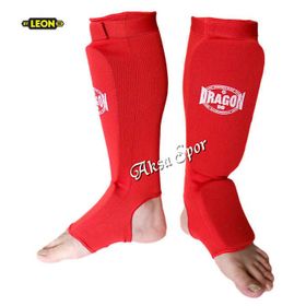 Dragon 40605 Kırmızı Kick Boks Ayak ve Kaval Koruyucu