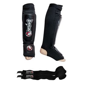 Dragon 40606 Siyah Kick Boks Ayak Ve Kaval Koruyucu