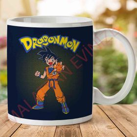 Dragon Ball And Pokemon Mashup Baskılı Kupa