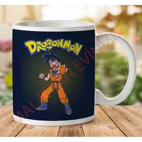 Dragon Ball And Pokemon Mashup Baskılı Kupa
