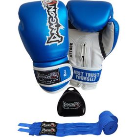 Dragon Mavi Giftoom Attack 5 Boks Eldiveni