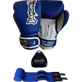 Dragon Mavi Giftoom Attack 5 Boks Eldiveni