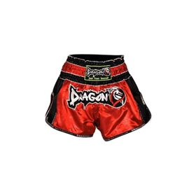 Dragon Muay Retro Beyaz Thai Şortu