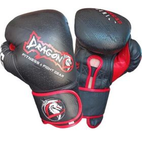 Dragon Supreme Siyah Deri Kick Boks Muay Thai Ve Boks Eldiveni
