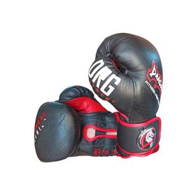 Dragon Supreme Siyah Deri Kick Boks Muay Thai Ve Boks Eldiveni