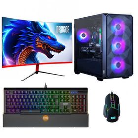 Dragos DRX5967 i5-12400F 16GB RAM 512GB SSD RTX 3060 27 inç Curved Monitör Oyun Bilgisayarı