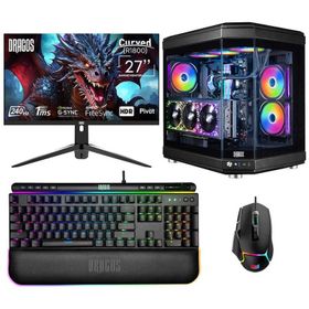 Dragos DRX6699 I9 14900KF 32GB RAM 2TB SSD 16GB RAM RTX 4070 Ti Super FreeDOS Inç 27 inç Monitör Oyun Bilgisayarı