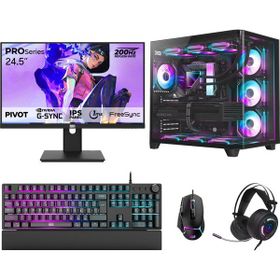 Dragos DRX7634 Ryzen 7 5700X 32GB RAM 1TB SSD 8GB RTX 5060 FreeDOS 24.5 inç Monitör Oyun Bilgisayarı