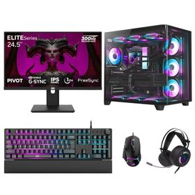 Dragos DRX7888 Ryzen 7 9800X3D 32GB RAM 2TB SSD 16GB RTX 5070 Ti FreeDOS 24.5 inç 300Hz Monitör Oyun Bilgisayarı