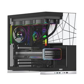 Dragos Prizma 5x ARGB Fanlı 1000 W Beyaz ATX Gaming Bilgisayar Kasası