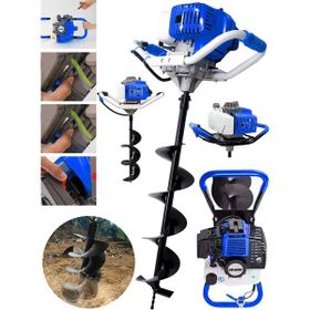 Dragro DRG-H1721 Mavi 150 mm Delme Ucu 9.9 Motor Gücü Toprak Burgu Makinası