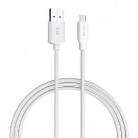 Dramex D11MK 1.1A 1 mt Beyaz Micro USB Data Şarj Kablosu