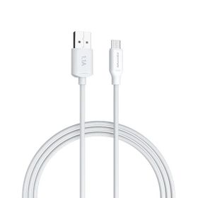 Dramex D11MK 1.1A 1 mt Beyaz Micro USB Data Şarj Kablosu