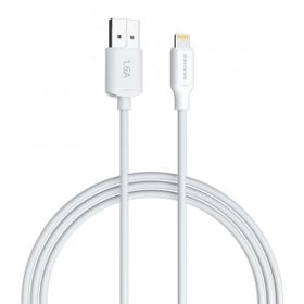 Dramex D16LK 1.6A 1 m Beyaz Lightning Data Şarj Kablosu